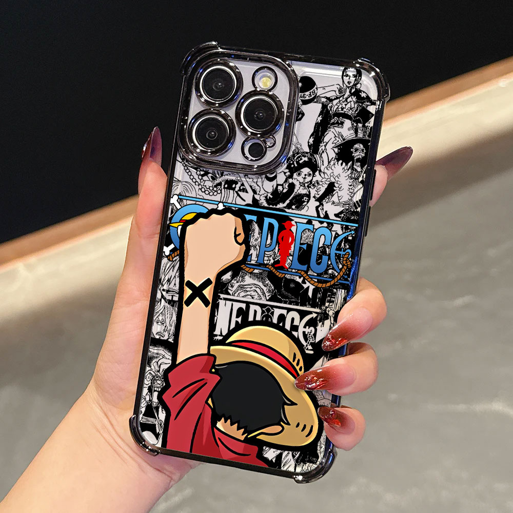 Vivo Y28 - Anime Luffy's Zoro's Sanji's telefoonhoesje voor