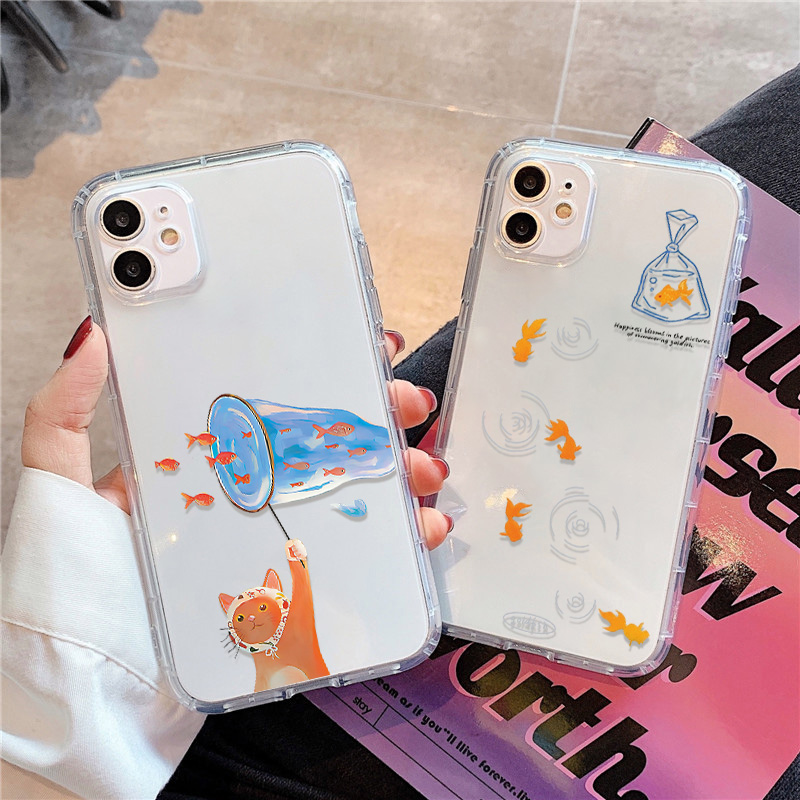 Apple Iphone 16 - Mooie Vissen Clear Telefoon Case Voor