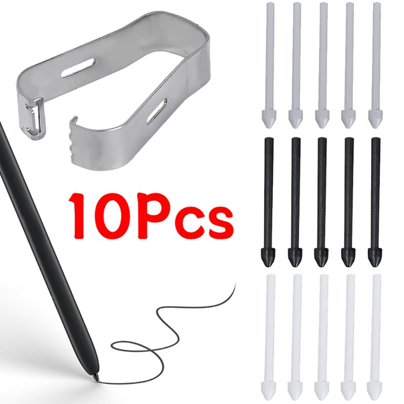 Samsung Tablet Accessories Pen - Touch Stylus-Spitze, Ersatzspitze mit Metallclip für