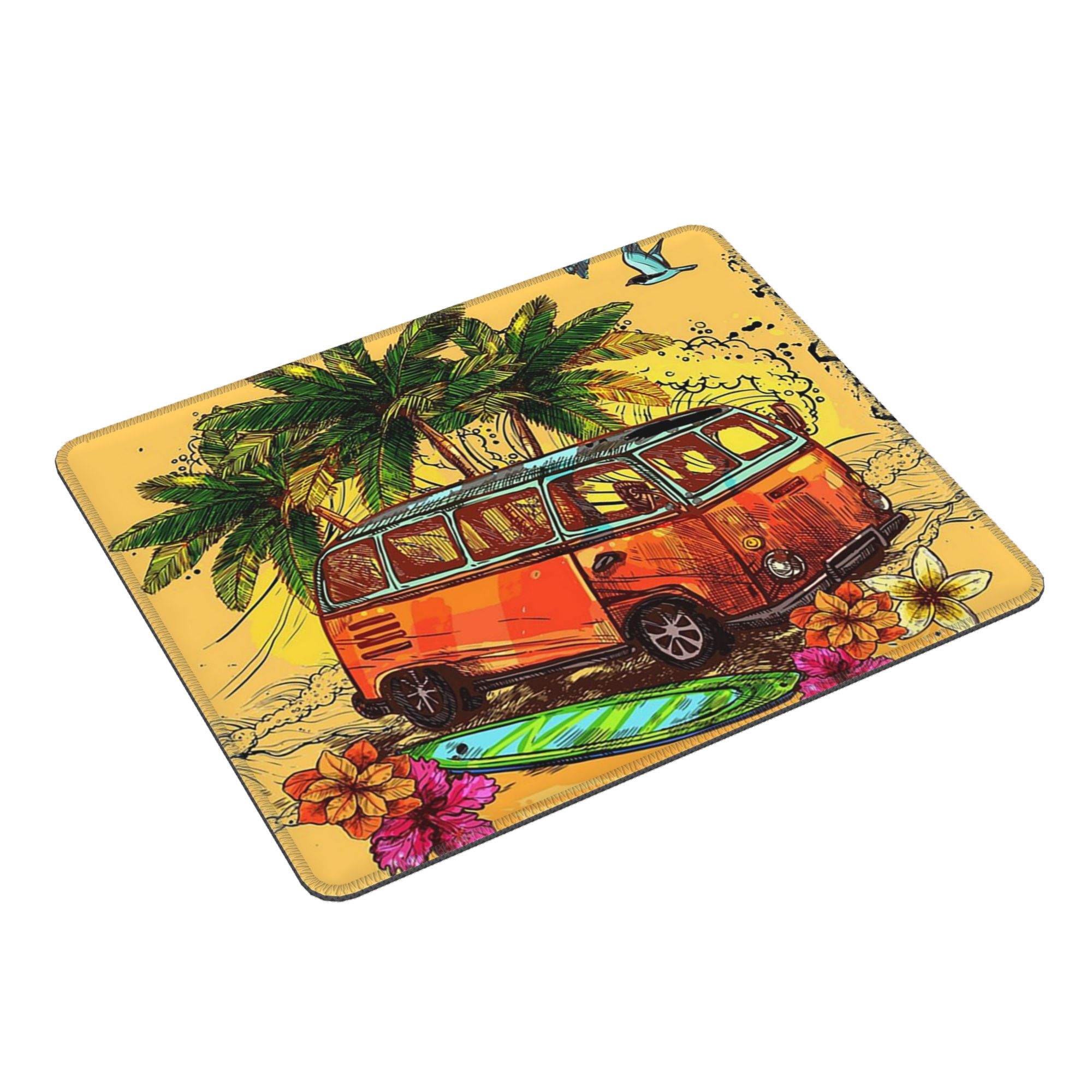 Office Table Accessories Unique - Uniek strandlandschap en camper van muismat