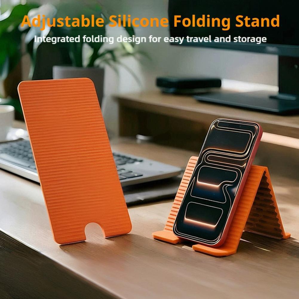 Essential Tablet Accessories - Flexibele opvouwbare siliconen telefoonhouder voor iPhone,