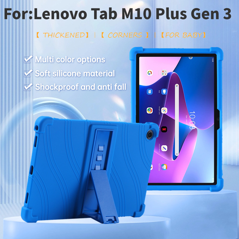 Lenovo Tablet Plus Accessories - Siliconen Stand Case voor Lenovo Tab