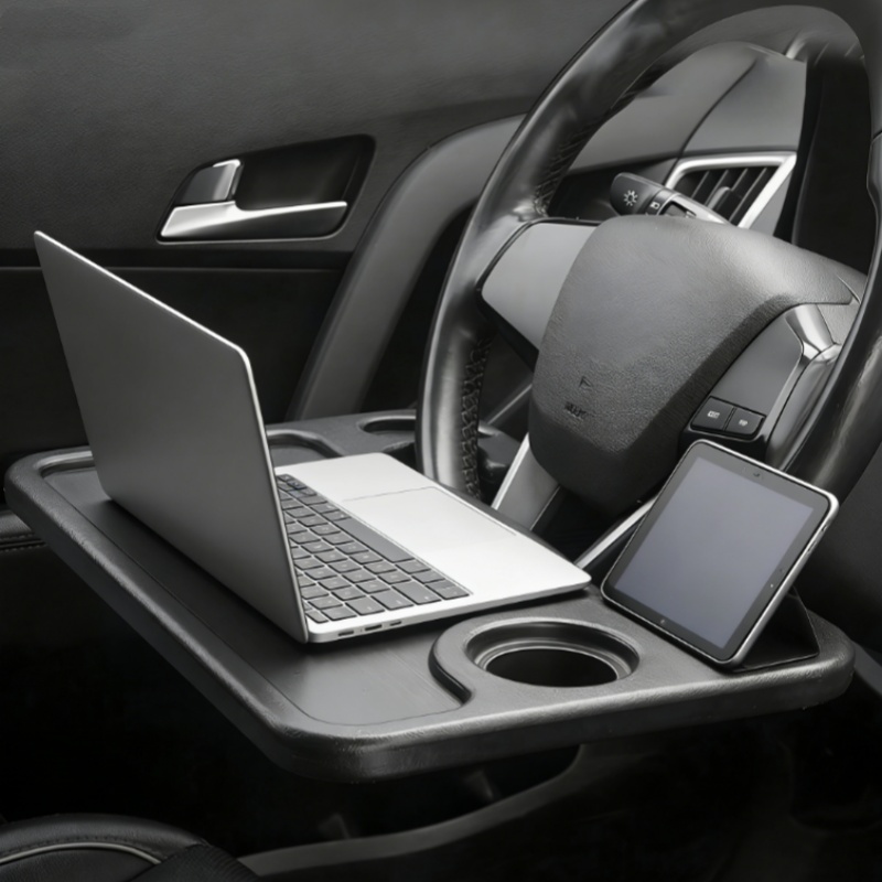 Tablet Car Mount - Autostuurwieltafel Universele stuurwielaanpassing Laptop Tablet Multifunctionele