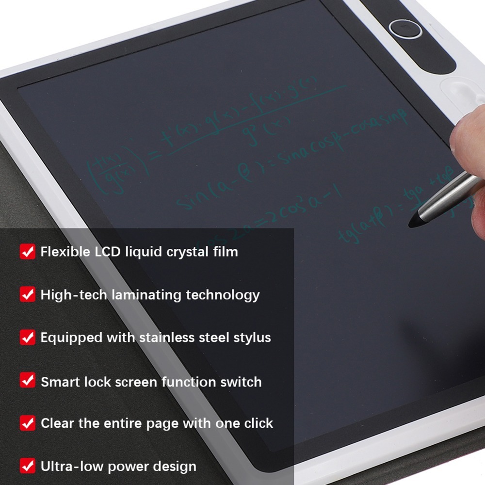 Tablet Sleeves & Cases Ipad Accessories - Zwart LCD-schrijftablet Klein, op licht aangedreven