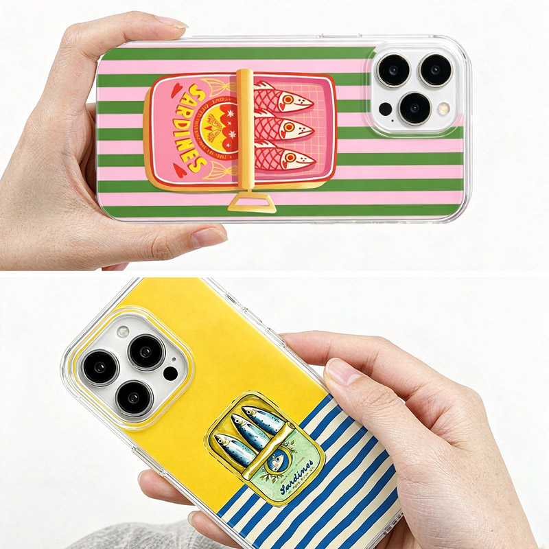 Vivo Y28 - Vintage blikjes sardines telefoonhoesje voor VIVO
