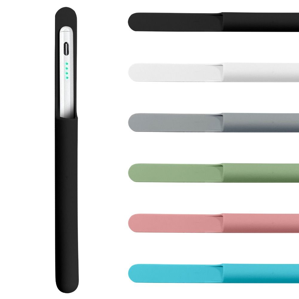 Tablet Sleeves & Cases Ipad Accessories - Nieuwe siliconen potloodhouder Anti-verlies zelfklevende tablet-stylus