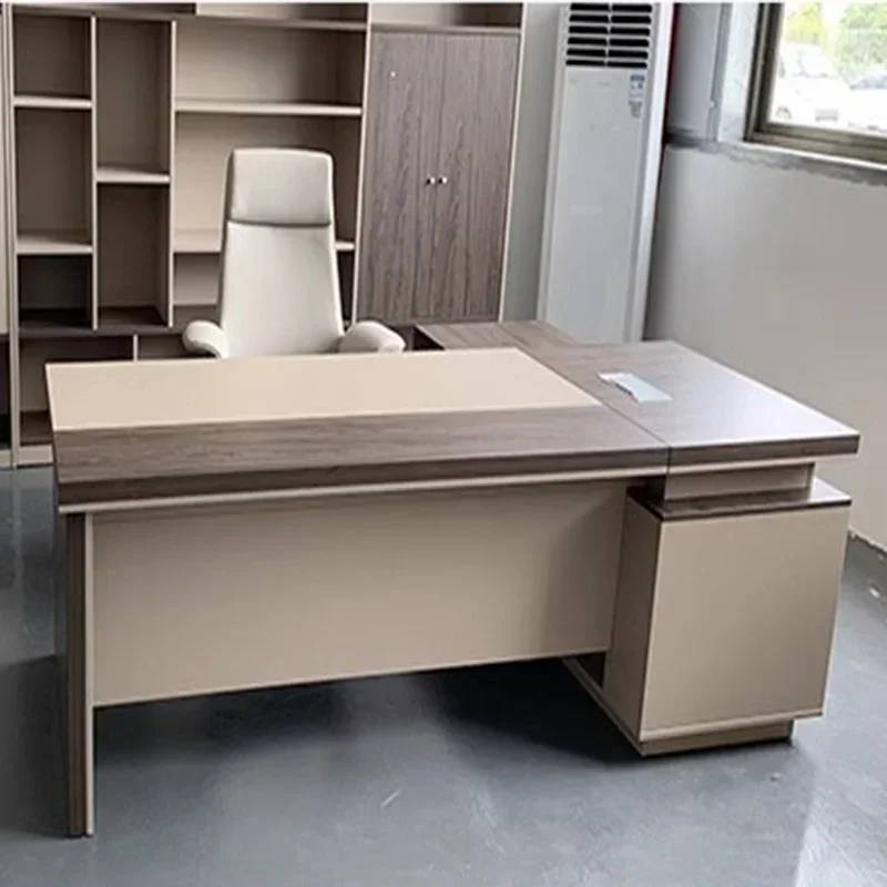 Office Table Accessories Unique - Postmoderne directietafel, computerbureaus, minimalistische studeerkamer, bureau,