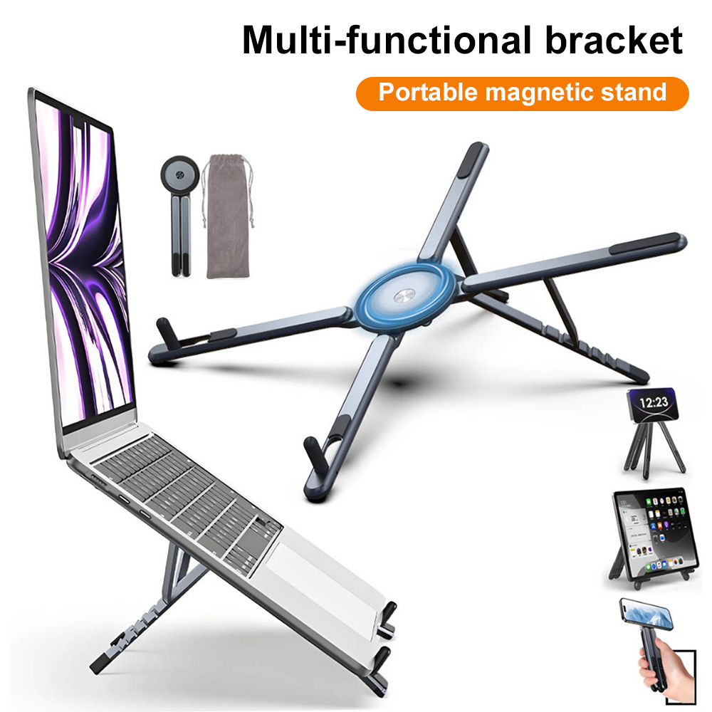 Essential Tablet Accessories - Draagbare magnetische telefoonhouder & selfie stick