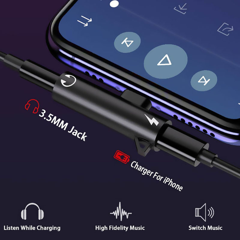 2-in-1 audio-oplaadhoofdtelefo - Wired Earphone Lightning recensie en prijs