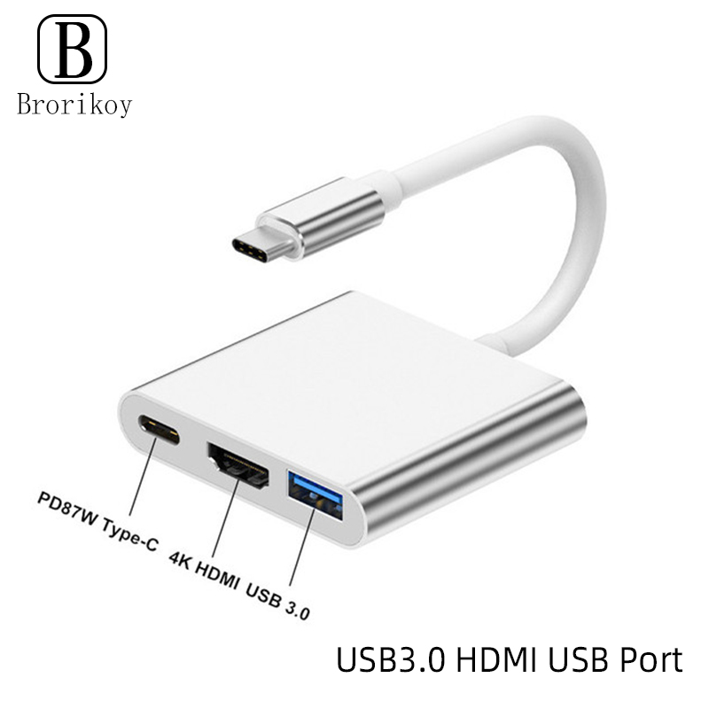3-in-1 USB Type-C Hub naar 4K  - Tablet Ipad Accessories recensie en prijs