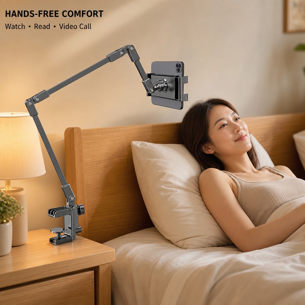 Verstelbare bedtelefoonhouders - Essential Tablet Accessories recensie en prijs