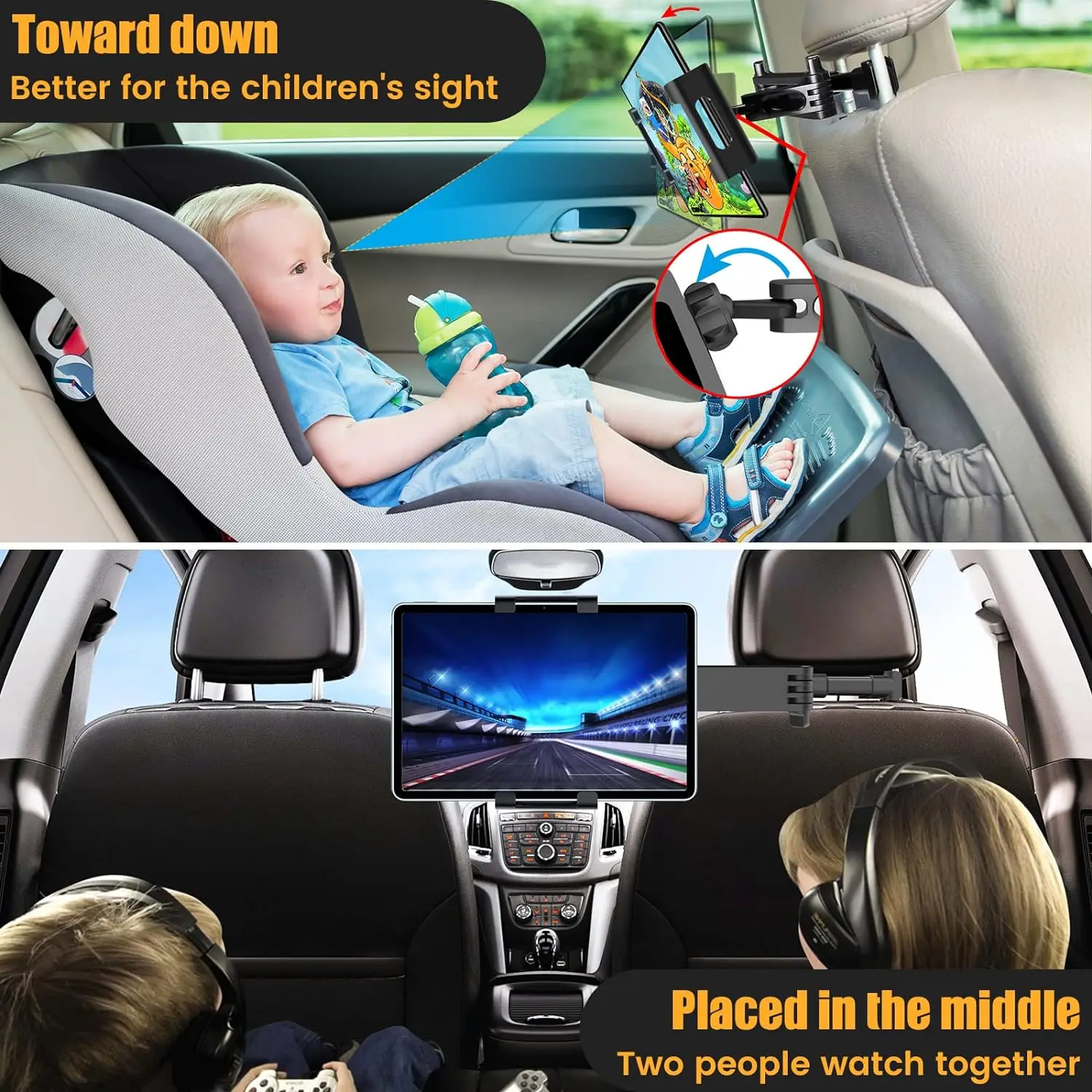 Tablethouder voor auto, iPad-h - Tablet Car Mount recensie en prijs
