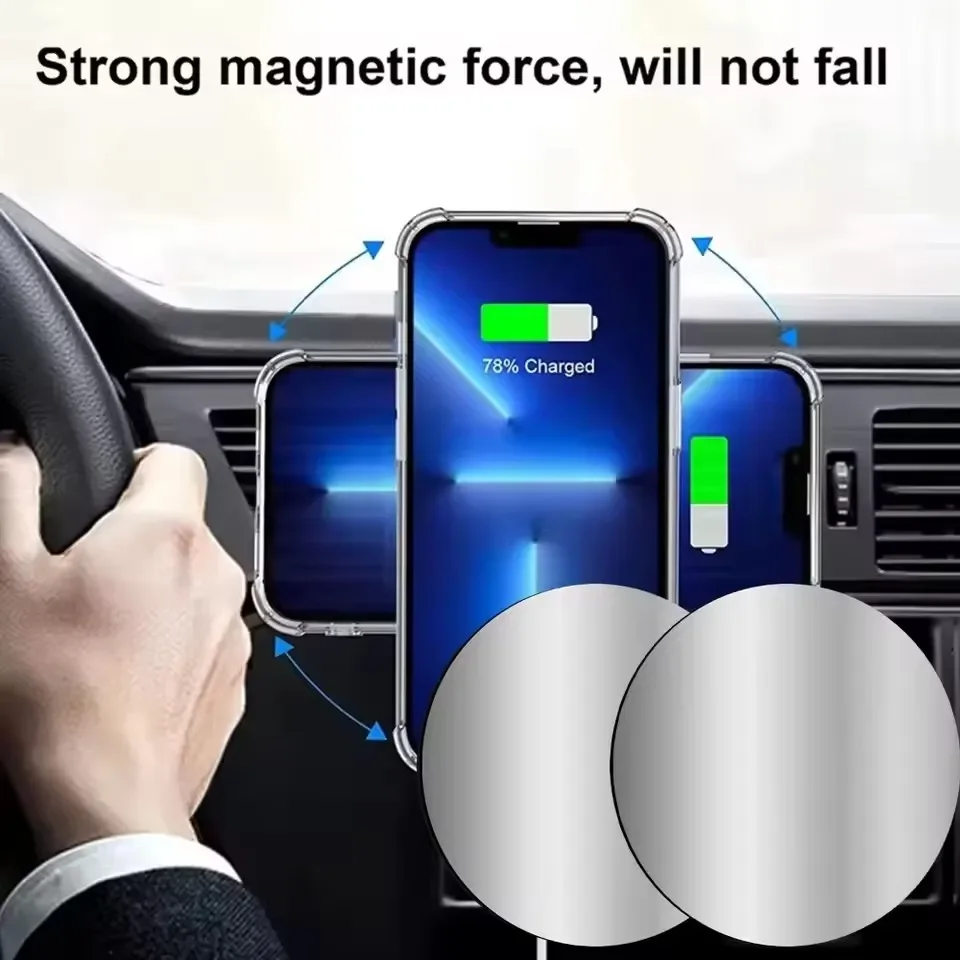1-5PCS 8CM magnetische metalen - Tablet Car Mount recensie en prijs