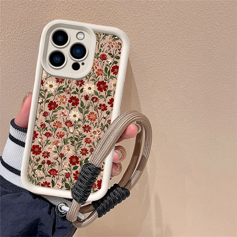 Bloem Keten Lanyard Case Voor  - Vivo Y28 recensie en prijs
