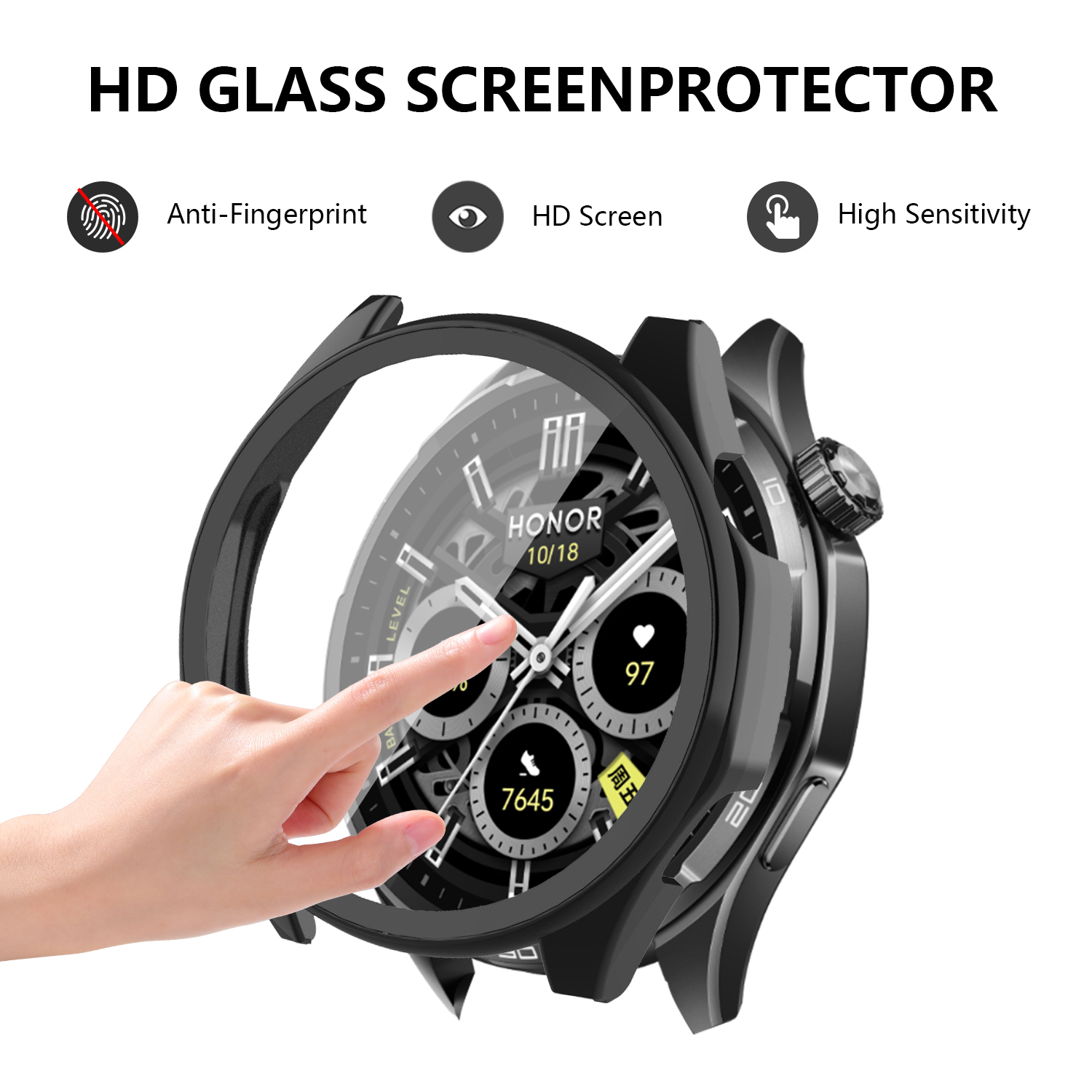 For Honor Watch 6 Plus Case PC - Screen Protector Matte recensie en prijs