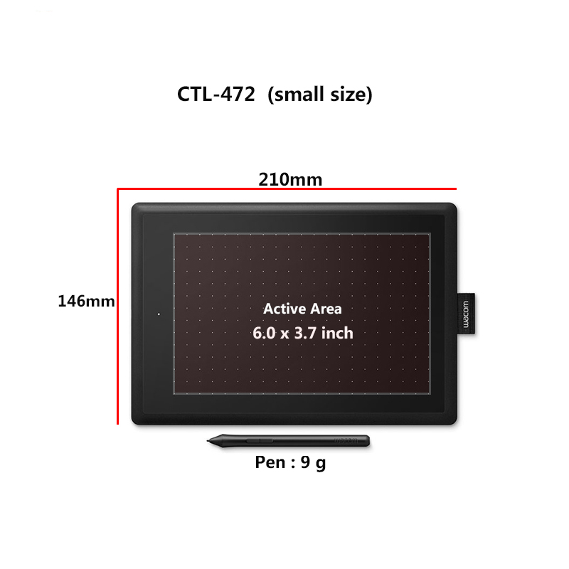One by Wacom CTL-472 digitaal  - Wacom Tablet Accessories recensie en prijs