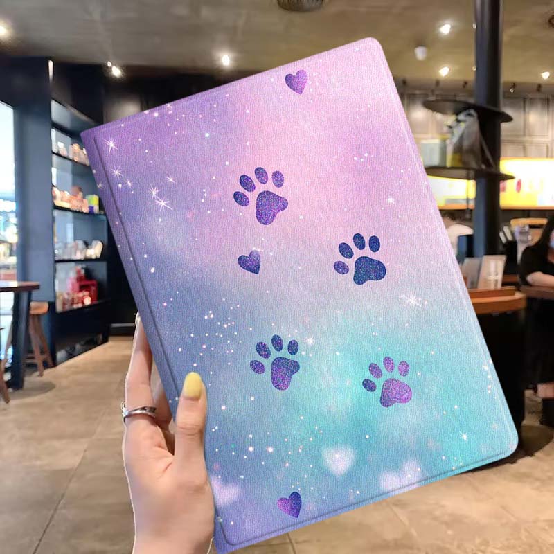 Cartoon Glitter Pootjes Afdruk - Lenovo Tablet Plus Accessories recensie en prijs
