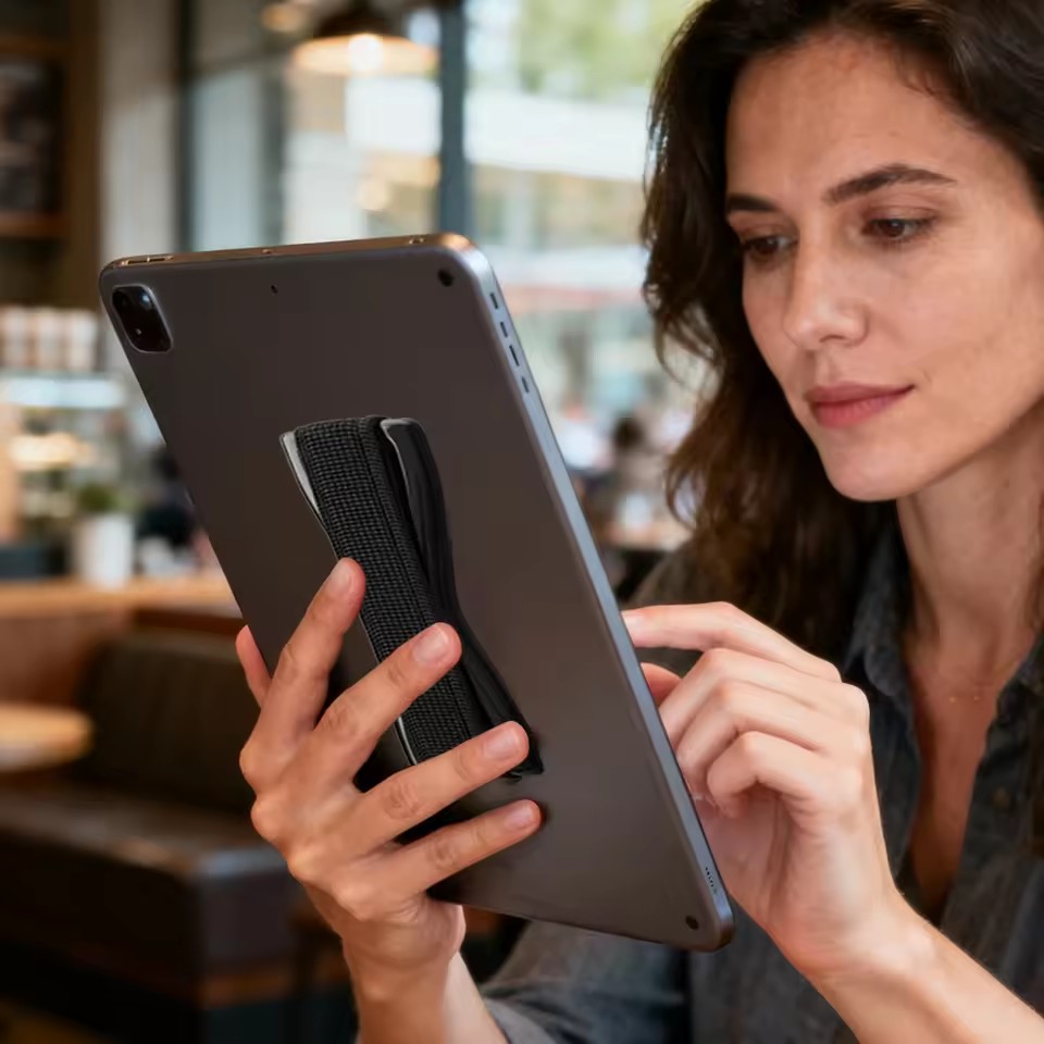 Draagbare telefoongreep, elast - Essential Tablet Accessories recensie en prijs