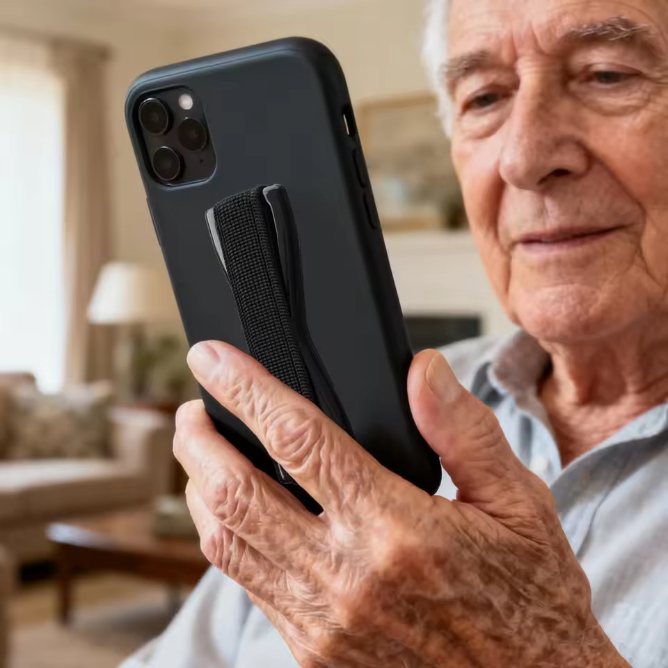 Draagbare telefoongreep, elast - Essential Tablet Accessories recensie en prijs