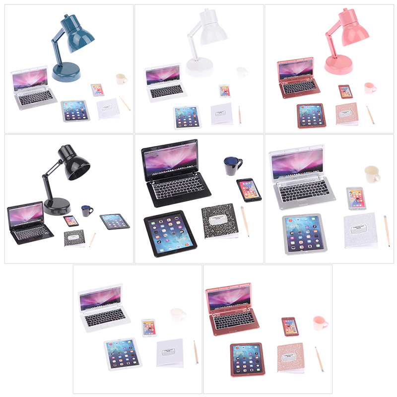 6/7 Stks/set 1:12 Poppenhuis M - Tablet Accessories For Kids recensie en prijs